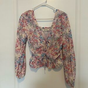 Floral Long Sleeve Top
